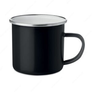 Šalica PLATEADO metalna, 350ml, crna