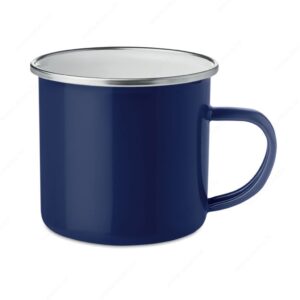 MO9756-04 Šalica/lončić PLATEADO metalna, 350ml, plava