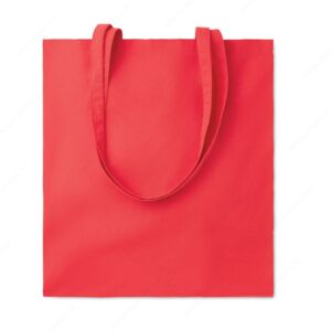 MO9846-05 Torba shopping COTTONEL COLOUR++ pamučna, duge ručke, 180g., crvena
