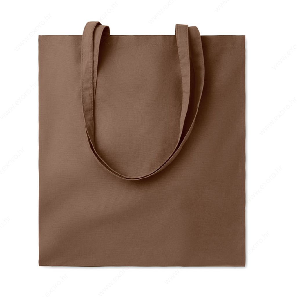 MO9846-42 orba shopping COTTONEL COLOUR++ pamučna, duge ručke, 180g., smeđa