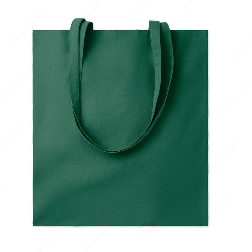 MO9846-60 Torba shopping COTTONEL COLOUR++ pamučna, duge ručke, 180g., tamno zelena