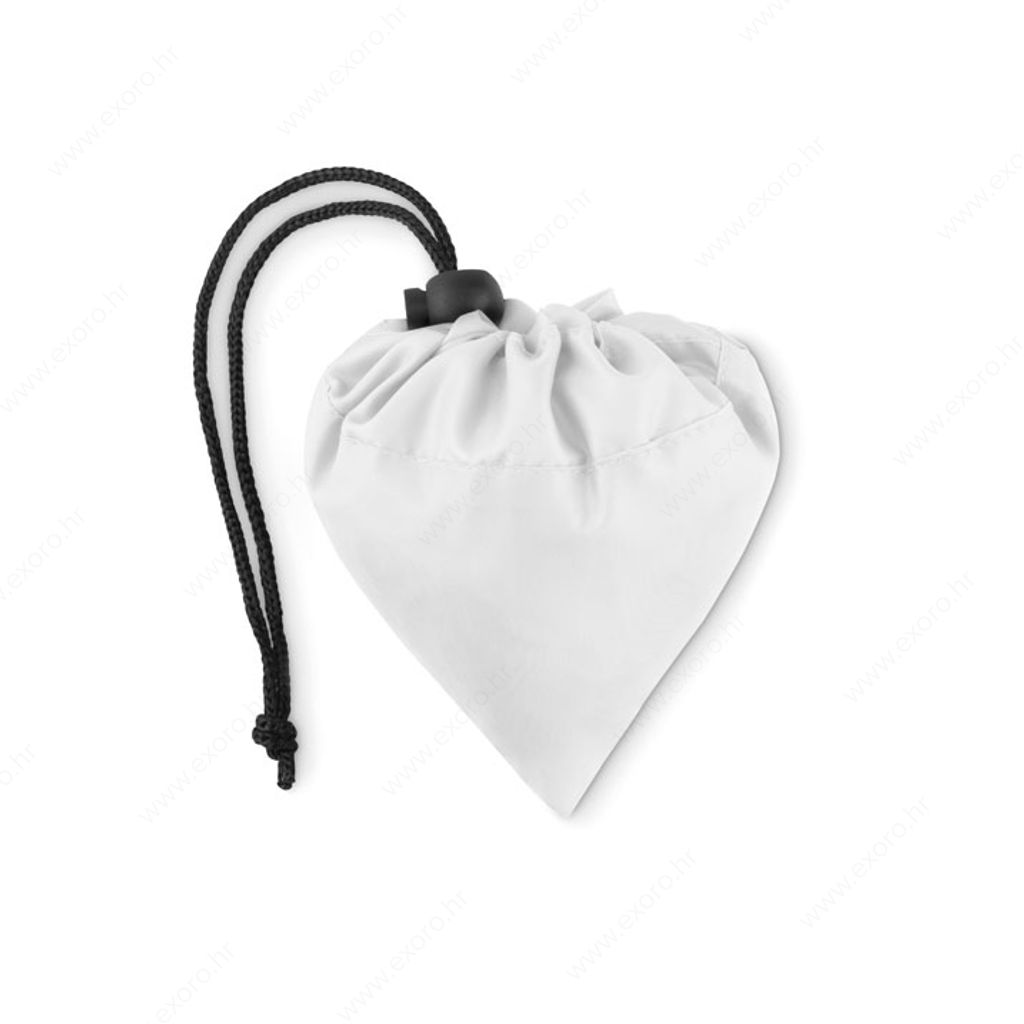 MO9861-06 Torba shopping FOLDPET duge ručke, reciklirana plastika, bijela