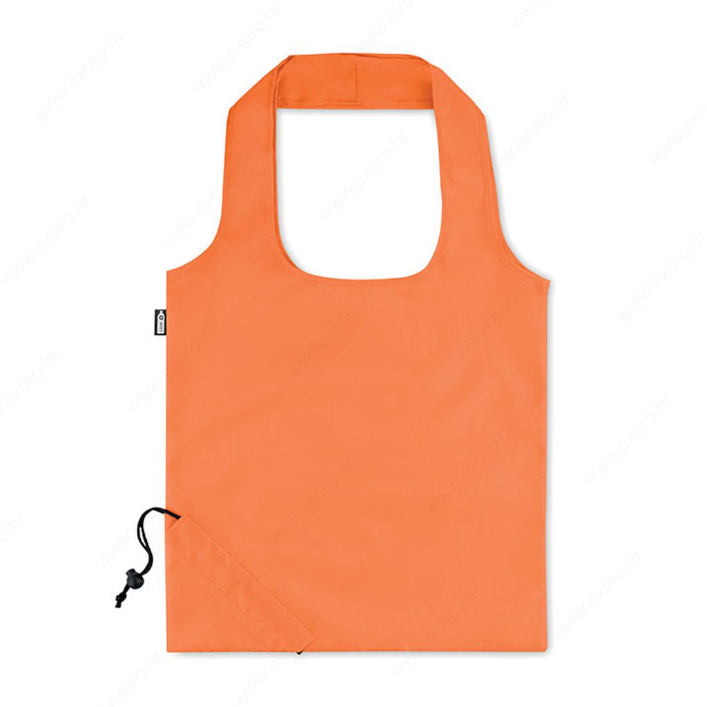 MO9861-10 Torba shopping FOLDPET duge ručke, reciklirana plastika, narančasta