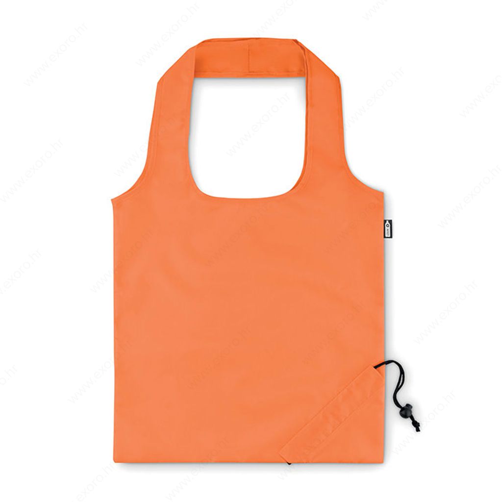 MO9861-10 Torba shopping FOLDPET duge ručke, reciklirana plastika, narančasta