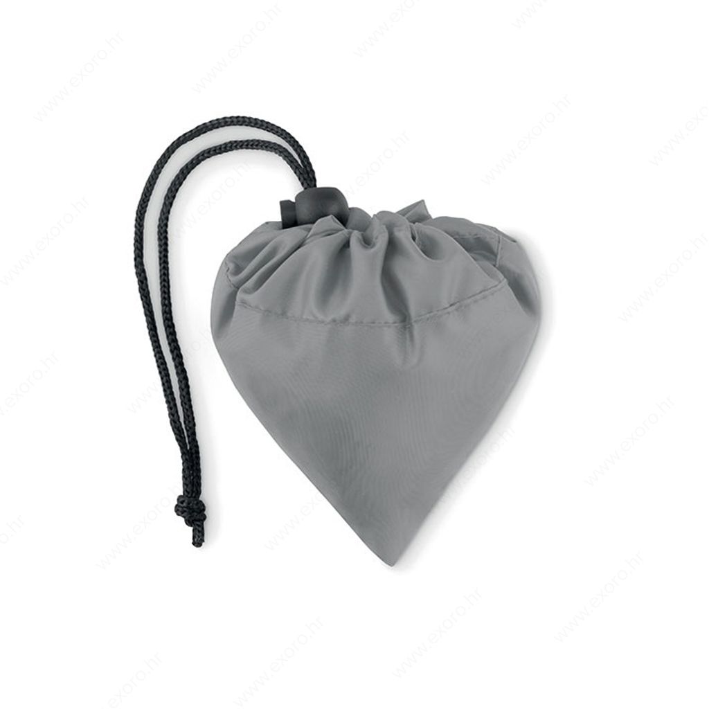 MO9861-15 Torba shopping FOLDPET duge ručke, reciklirana plastika, tamno siva