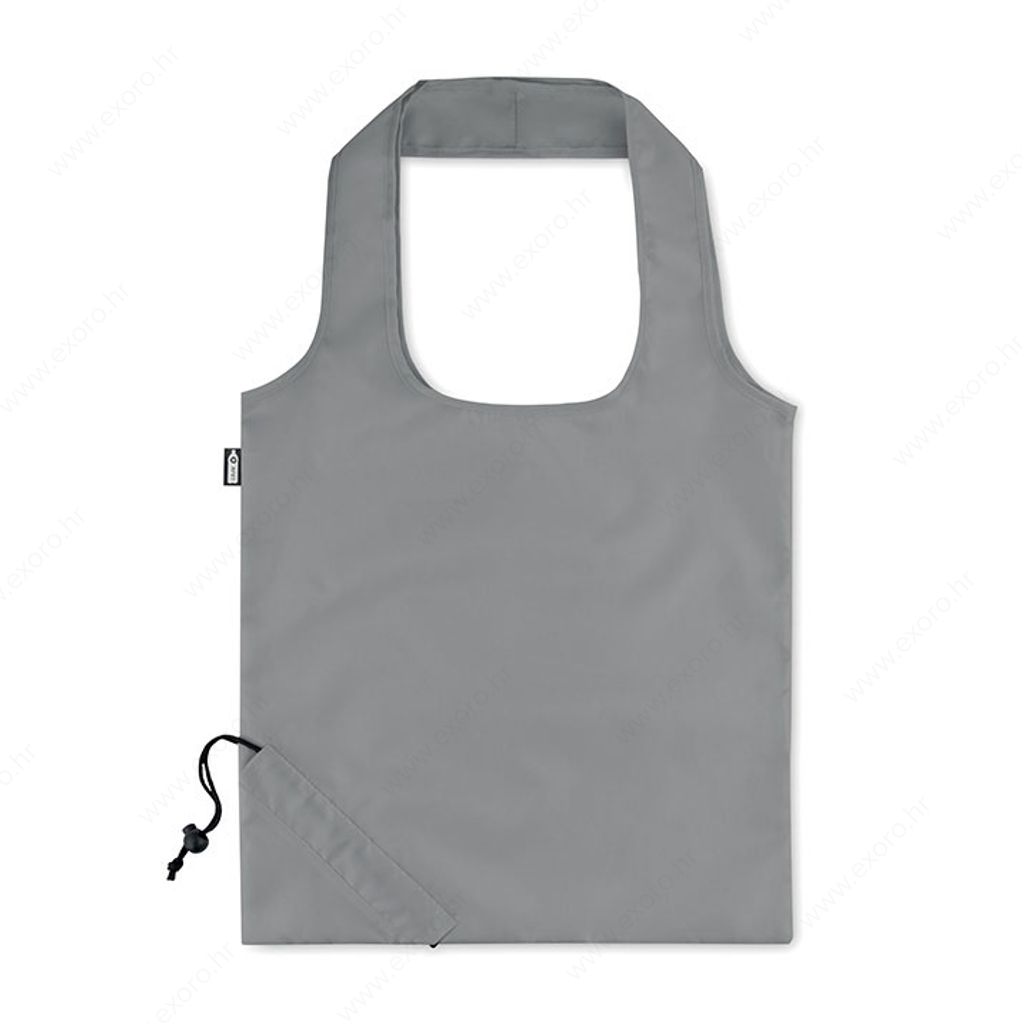 MO9861-15 Torba shopping FOLDPET duge ručke, reciklirana plastika, tamno siva