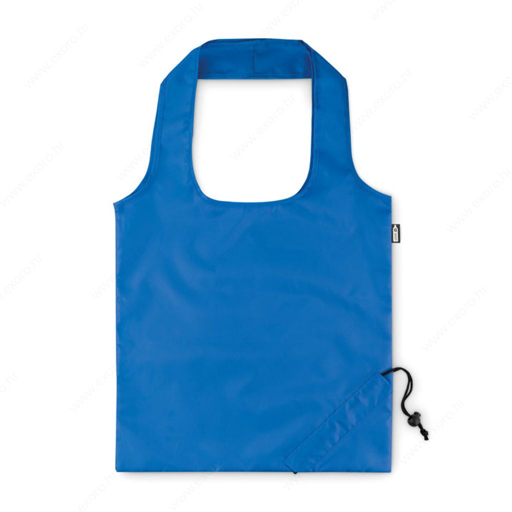 MO9861-37 Torba shopping FOLDPET duge ručke, reciklirana plastika, royal plava