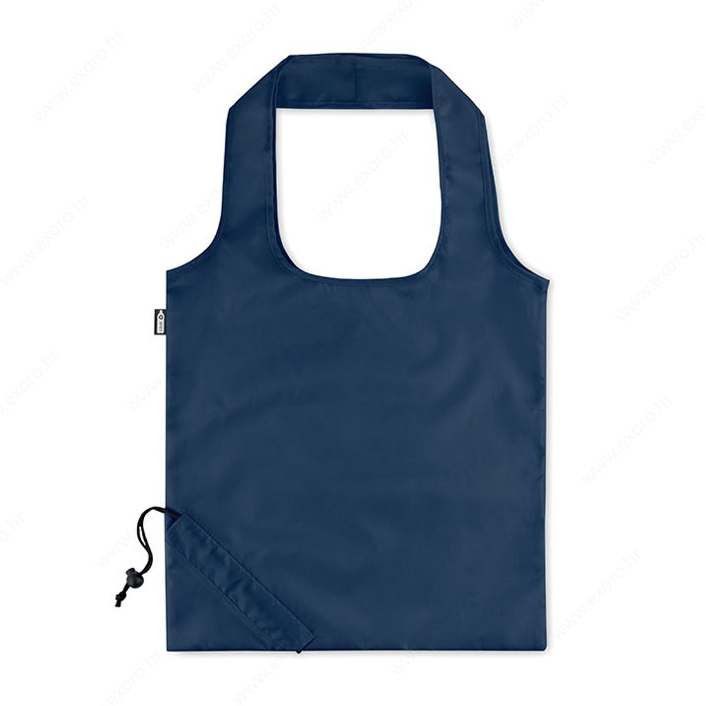 MO9861-85 Torba shopping FOLDPET duge ručke, reciklirana plastika, tamno plava