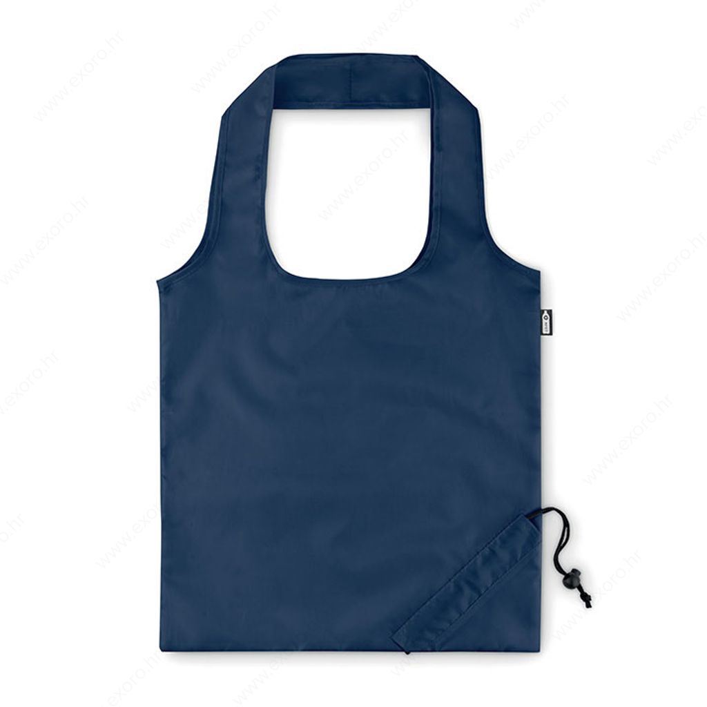 MO9861-85 Torba shopping FOLDPET duge ručke, reciklirana plastika, tamno plava