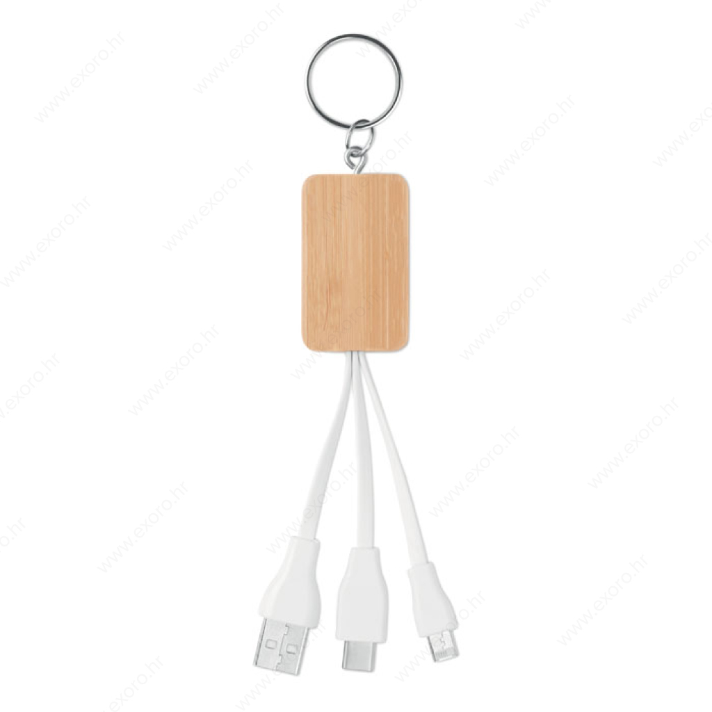 MO9888-40 Kabel za punjenje CLAUER 2u1, drveni