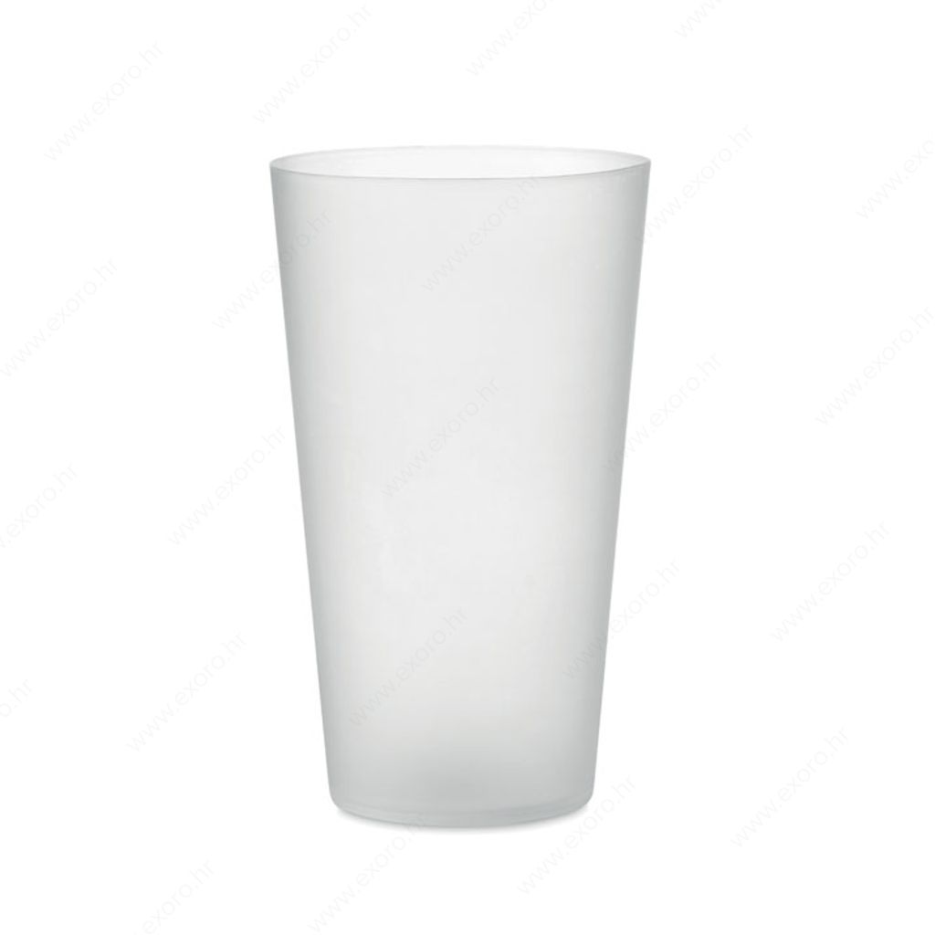 MO9907-26 Čaša FESTA LARGE plastična, 500ml, prozirno bijela