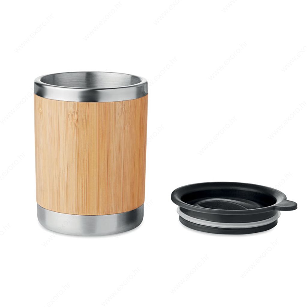MO9937-40 Čaša LOKKA termo, metalna, 250ml, drvena
