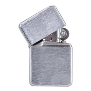 000047015 Upaljač kremen metalni COLTON punjivi matt brušeni krom
