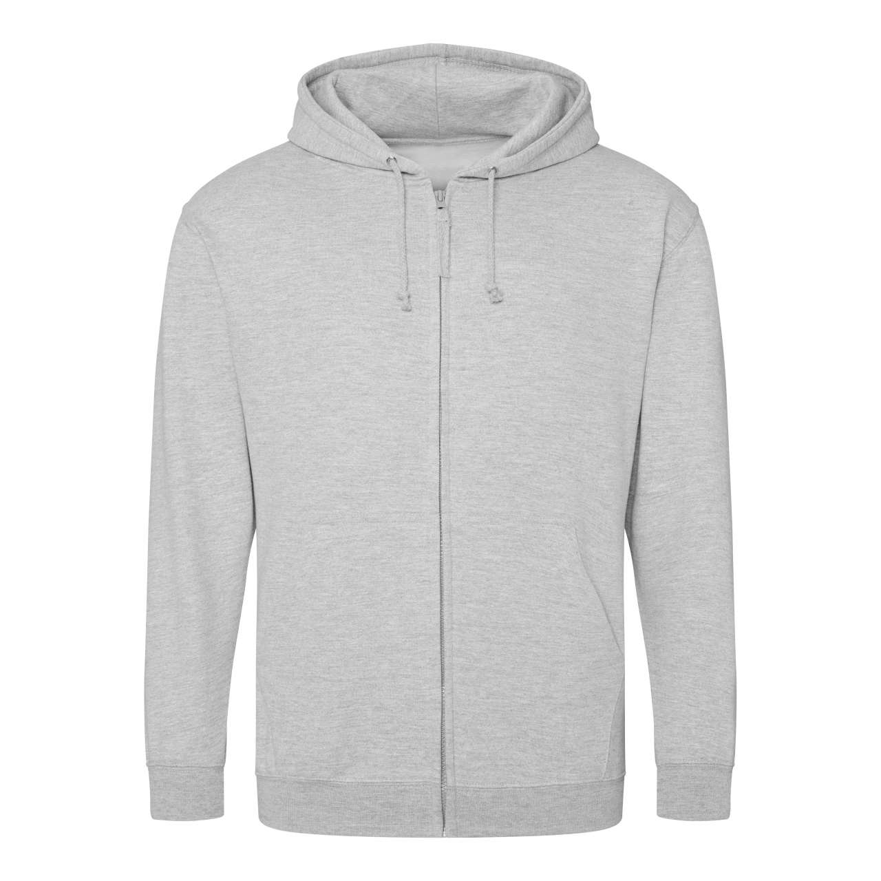 AWJH050HG-2XL Majica s kapuljačom i zipom JUST HOOD AWDis 280g. siva (Heather Grey) 2XL